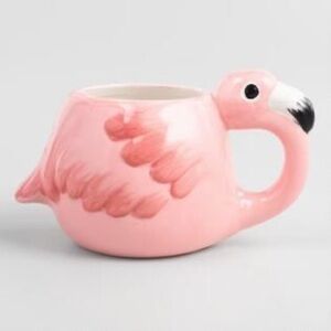 Cost Plus World Market Flamingo Coffee Mug